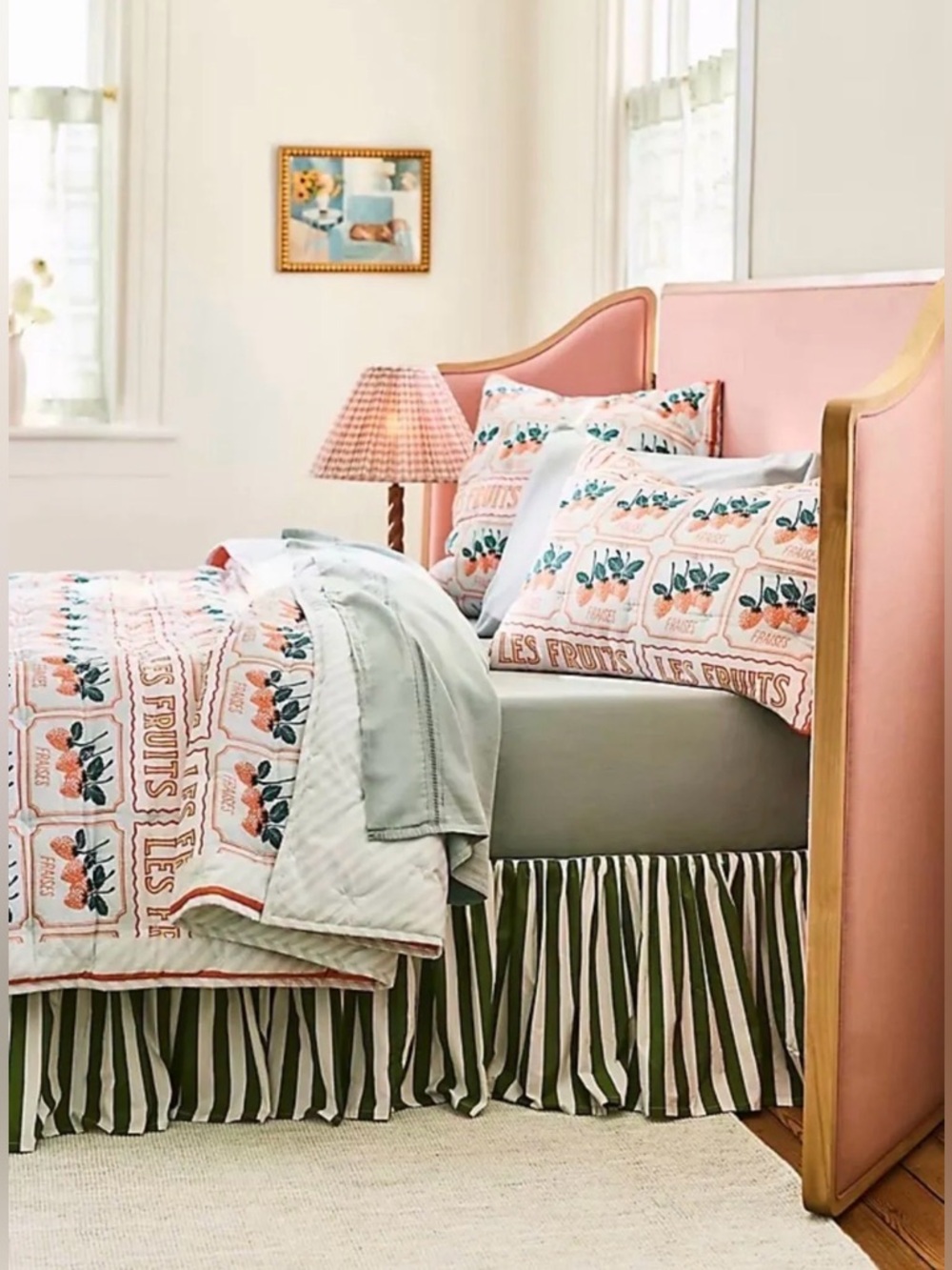 Anthropologie The Printed Textured Cotton Quilt Collection, KING NWT
